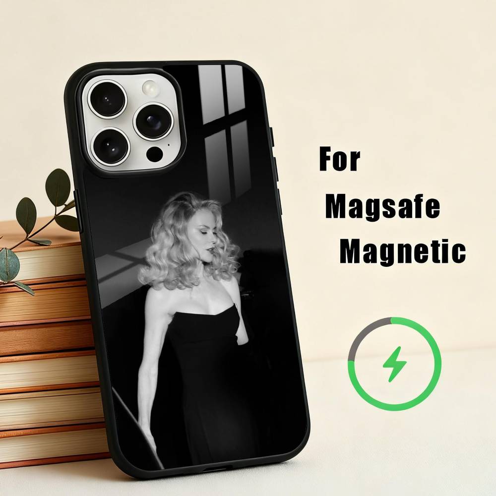 Schauspielerin Nicole Mary Kidman Handyhülle für iPhone 17,16,15,14,13,12,Plus,Pro,Max für Magsafe Magnetisches Kabelloses Laden