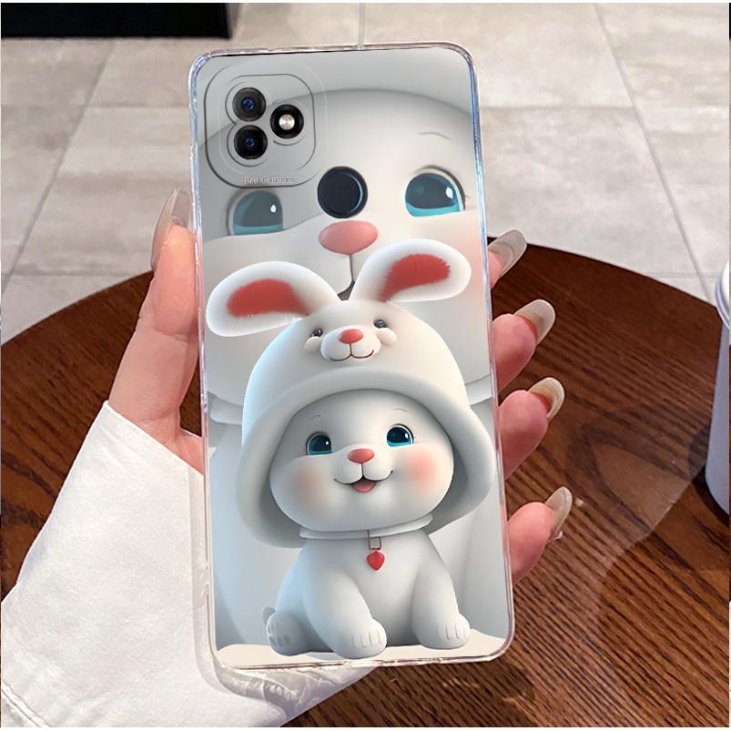 For Itel P36 W6501 Casing New Love Heart Cartoon Cat Rabbit Clear Soft Silicone Cover For Itel Vision 1 Plus P 36 ITELP36 Case