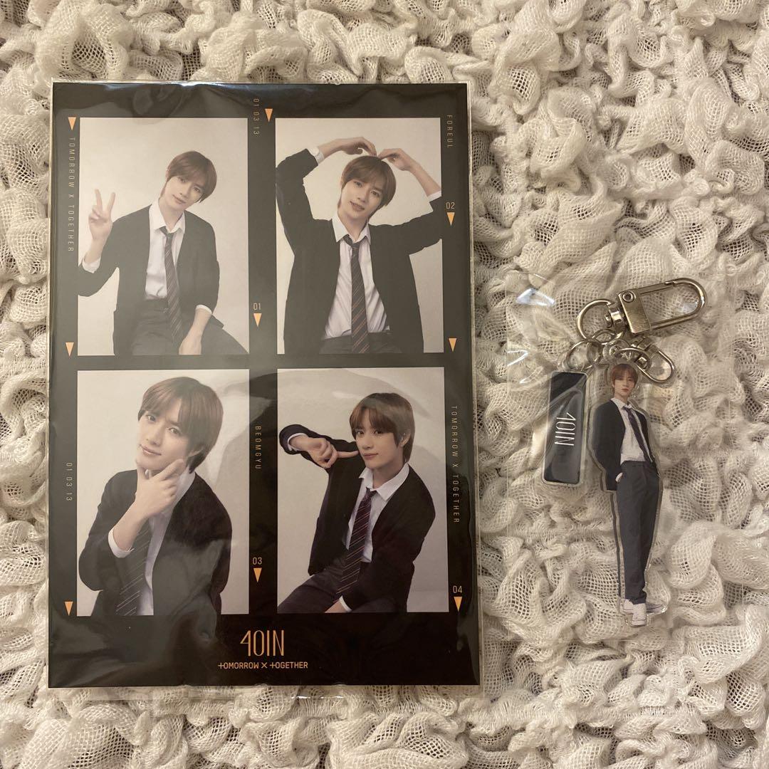 

[Б/У] Официальный акриловый брелок TXT Beomgyu 4OIN Four Wol Life 4 Cut