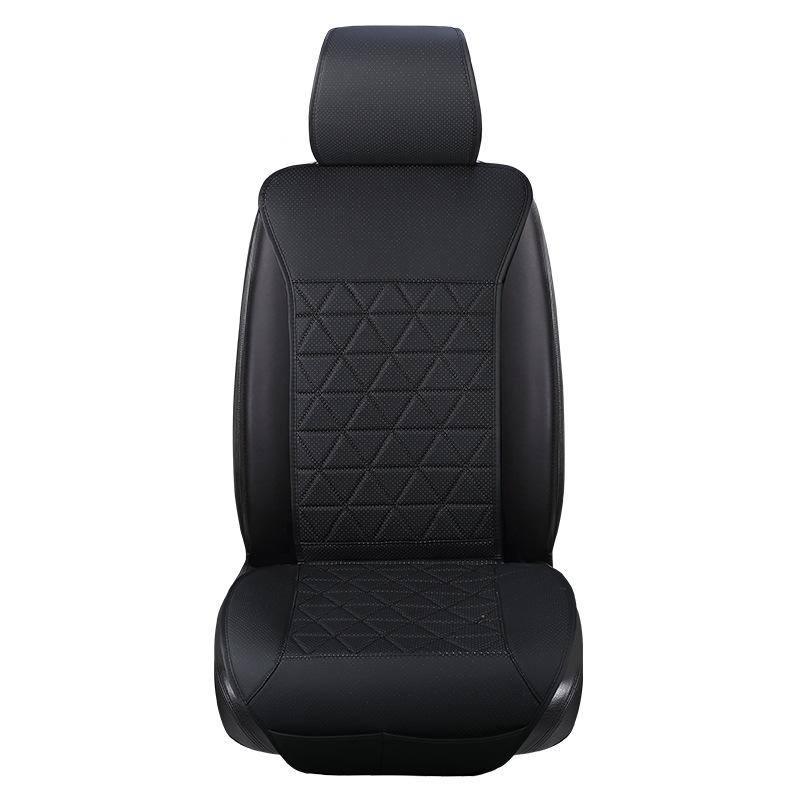 1Pc Classic Car Seat Cover PU Breathable Seats Back Cushion Cushion Four Seasons General Motors Front Interior SUV or Van