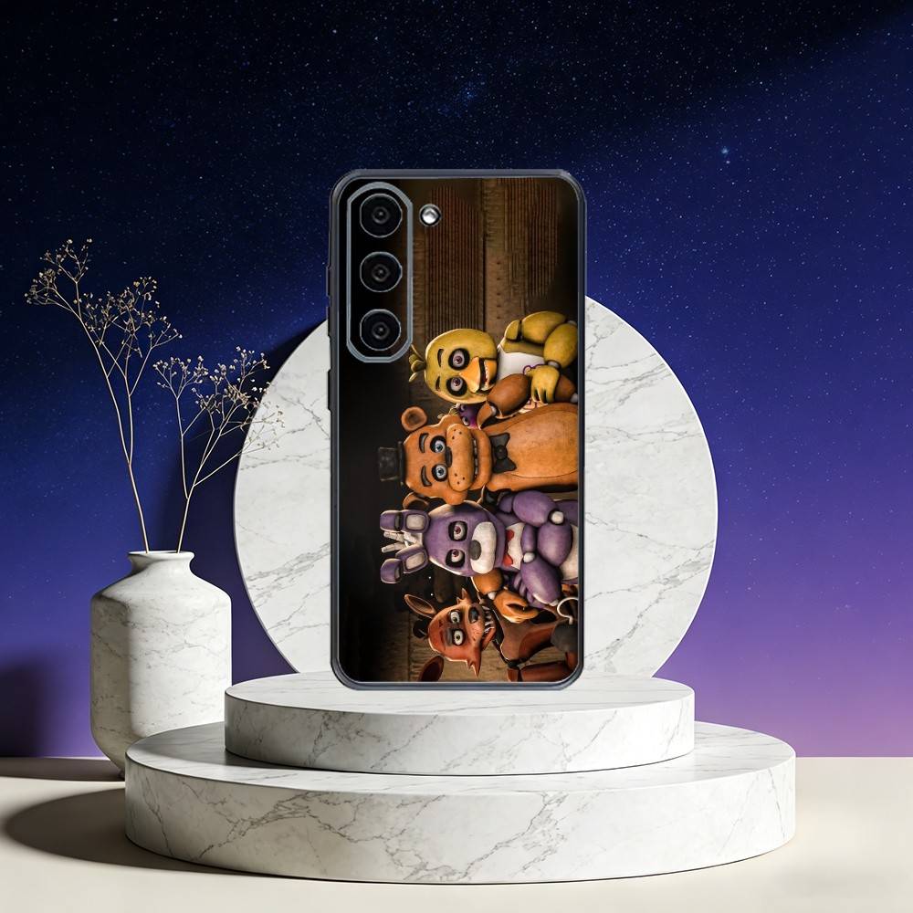 

Five N-Nights At F-Freddys F-Fnaf Phone Case For Samsung Galaxy A73,A72,A71,A70,A53,A52,A51,Others Soft Black Cover Samsung a73 5g