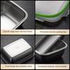 Stainless Steel Food Preservation Box Refrigerator Frozen Crisper Sealed Bento lunch Box Kitchen Food Storage Container With Lid