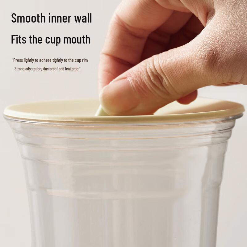 Baijie Universal Silicone Cup Lids (2-Pack)