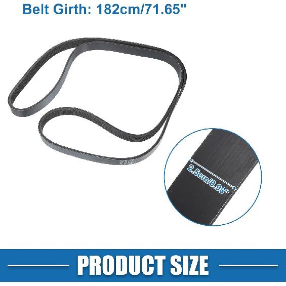 Car Serpentine Belt V-Ribbed Belt No.56992R40A01 for Honda Accord 2008-2012
