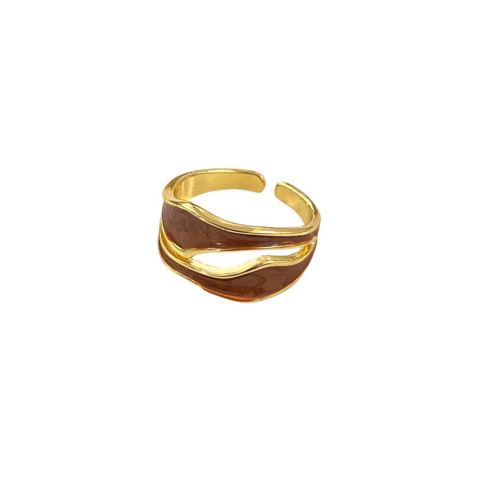 Retro Minimalistisches Einzigartiges Design Luxus Zeigefingerring - Nischen-Modeschmuck