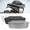 7" Front Windshield Fairing Windscreen Cover (Gray) for CVO Street Glide Touring (2023-2024) and CVO Street Glide FLHXSE (New Motorcycle) [Parallel Im