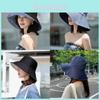 Sun Protection Fisherman Hat For Women With Wide Brim Summer Uv Sun Hat For Outdoor Activities