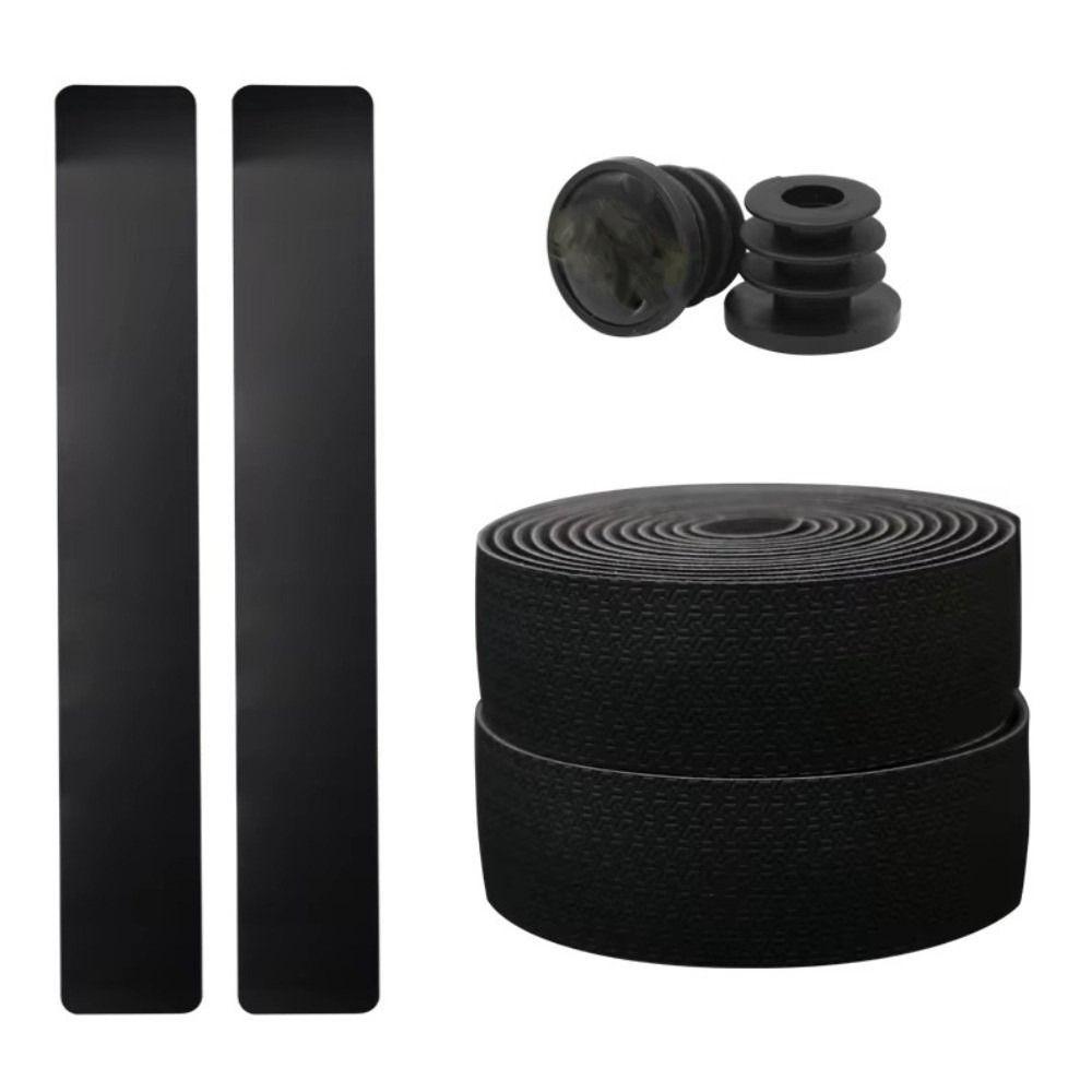 With End Plugs Bike Bar Tape Shockproof Road Bike Handlebar Tape Wrap Belts Handlebar Tape Fixie