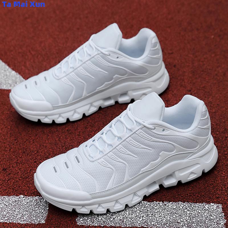 Shoe Size36-47 Men Low-top Air Cushion Sports Shoes Men Breathable Cozy Lightweight Cushioning Womens Casual Walking Sneakers