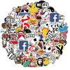 53/106Pcs Cool Fashion Stickers DIY Skateboard Laptop Luggage Bike Motorcycle Phone Car Waterproof Sticker Decals Toy