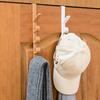1pc Over-the-Door Plastic Hanger Easy Install, Space-Saving Hook Rack for Clothes, Bags  Towels