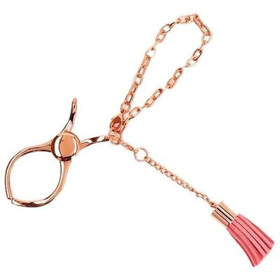 Jennifer Women's Glove Holder & Bag Charm, Pink Gold, F