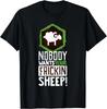 Ninguém Quer Sua Camiseta de Ovelha Board Game Geek Fã Nerd Piada Presente Camiseta Unissex