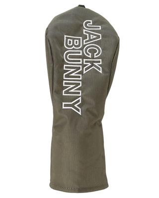 Jack Bunny Logo Zipper Series Headcover Club Golf Fairway Wood 180 Khaki FR (Fairway Club, Numbers 3, 5, 7, X) / / 262-5984702