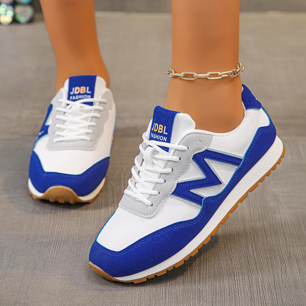 Fashion Lightweight Non Slip Sneakers for Women 2025 Spring Fashion Mix Color Flat Shoes Woman Soft Sole Casual Sports Shoes Plus Size