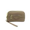 Women's Genuine Leather Long Wallet with Double Zipper and Phone Holder