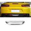 Rear Bumper Fog Light Lamp Cover Trim Bezels For Chevrolet Camaro 2017+ Chrome