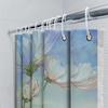 Floral Shower Curtain Botanical Flower Pattern Nature Landscape Bathroom Decor Vintage Farmhouse Rustic Wall Art Home Textile