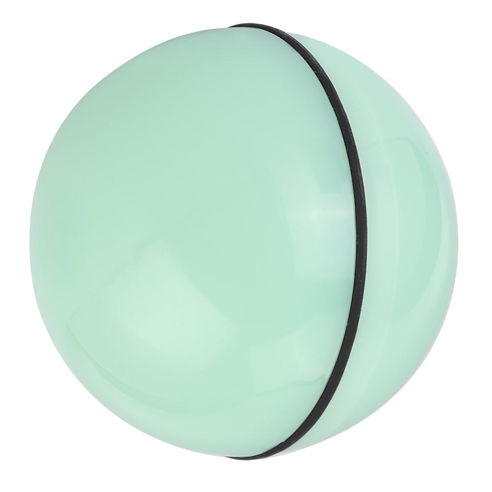 ABS USB Aufladen Smart LED Leuchtendes Licht Haustier Katze Spielen Automatische Rollende Ball Spielzeuge(Grün)