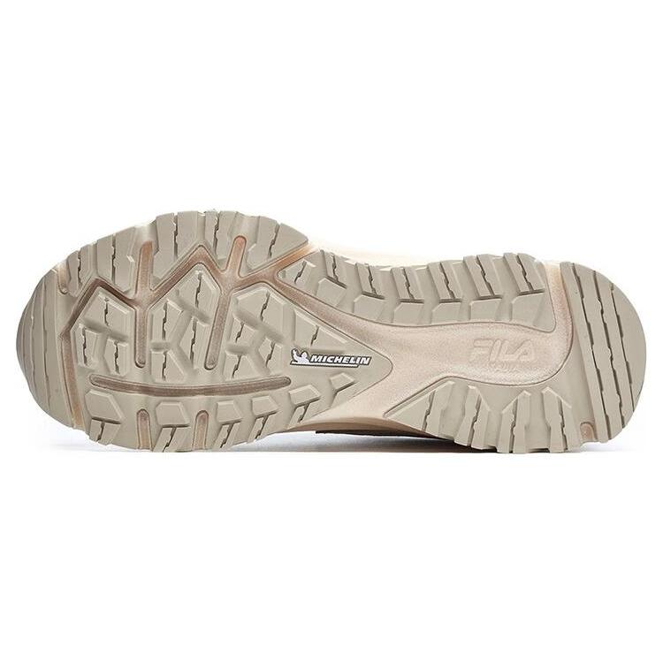 FILA LYNX Comfortable Textile, Leather Low top Casual Running Shoes Women's Beige A12W241205FAW