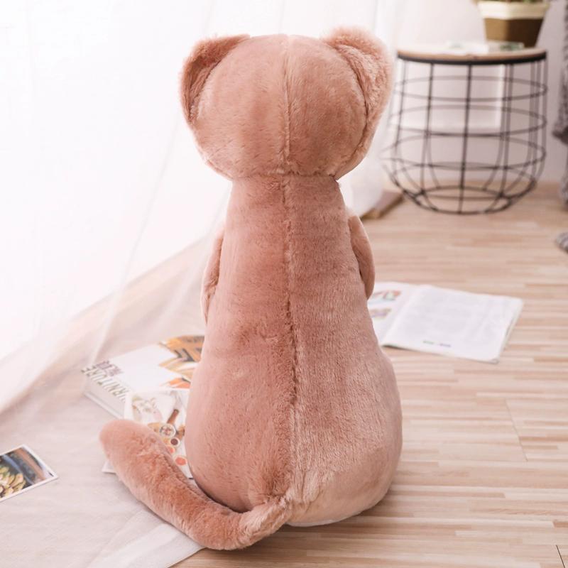 Ferret Plush Toy Soft Stuffed Cartoon Animal Cute Ferret Dolls Bedroom Home Decoration Girls Christmas Gifts 50cm