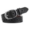 Classic Genuine Leather Womens Belt With Pin Closure For Office And Leisure