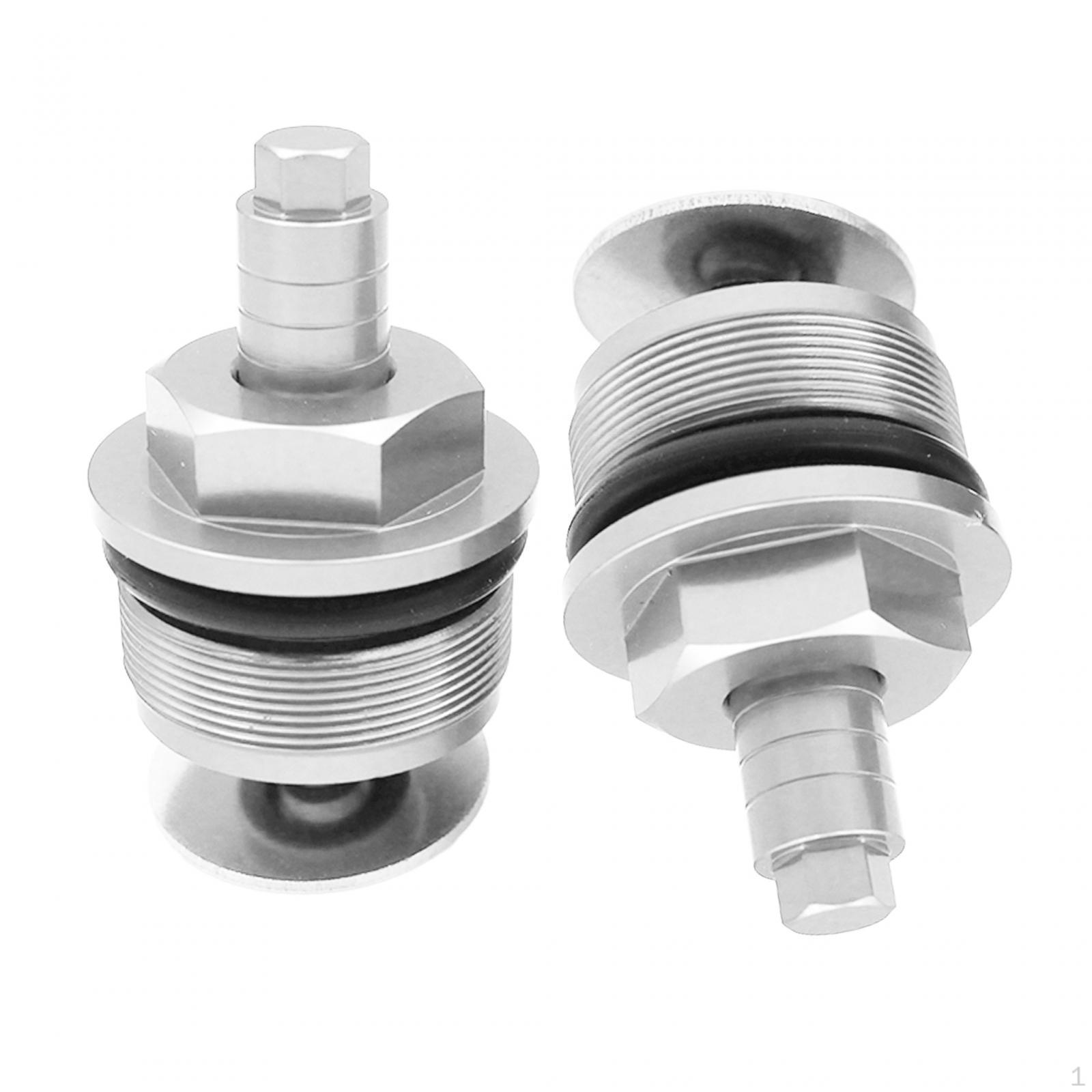 

2 шт. винты амортизатора передней вилки мотоцикла высокой производительности для Gw250 DL250 GSX250R серебряный