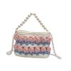 DIY Knitting Crochet Bag Kit Flower Hand Woven Handbag 7.09x2.76x5.12" Crossbody Girls Holiday