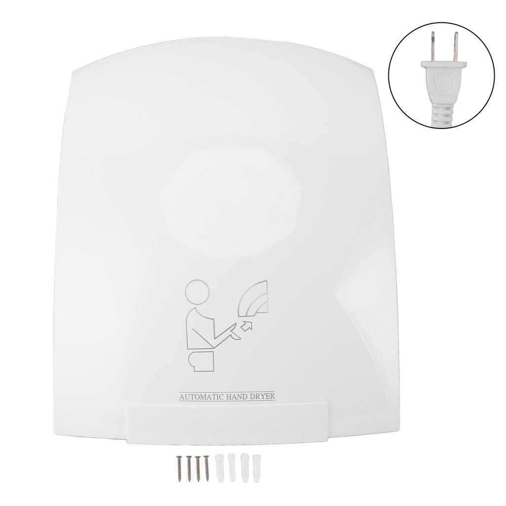1200W Hand Dryers Automatic Sensing 10S Fast Drying Strong Airflow Warm Air Hand Dryer for Bathroom