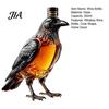 Whiskey Decanter Crow Decanter, 350ml Capacity Liquor Glass Bottle, Gift for Lovers Decorative Alcohol Dispenser Home Kitchen Bar Storage Container