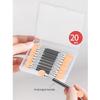 UPLUS Dual-Ended Eyeshadow Stick, Disposable Eyeshadow Brush, Sponge Eye Makeup Tool, 20pcs Box Set