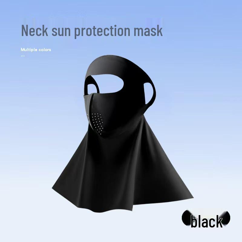 Eis-Seide UV-Schutz Facekini: Atmungsaktiv, Sonnenschutz mit Augeneckenschutz