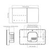 Smart Electric Thermostat White Programmable WiFi Thermostat with Temperature Humidity PM2.5 Detection for Home AC95‑240V