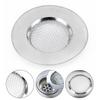 Stainless Steel Kitchen Sink Mesh Strainer Basin Drain Basket Stopper Filter Uk