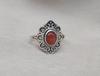 Handmade Sunstone Ring: Sterling Silver Boho Gemstone Jewelry