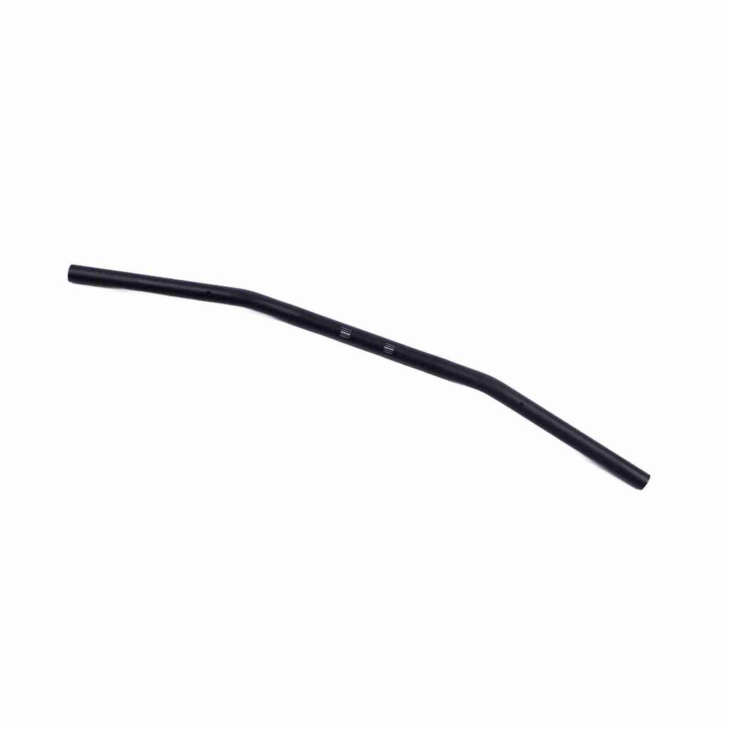 22mm Diameter Aluminum Alloy Retro Motorcycle Modified Handlebar Flat (Matte Black)