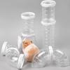 Tub de tunel pentru hamster, jucărie pentru iepuri, jucărie transparentă, DIY, asamblare țeavă pentru hamster pentru porci de Guineea, gerbili, tub de joacă, jucărie
