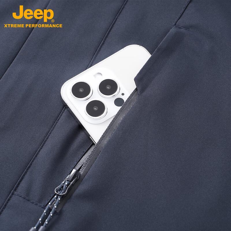 JEEP Unisex 3-in-1 Windproof Fleece Lined Outdoor Jacket