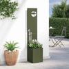 Garden Privacy Screen Canvas Olive Green 32 X 150 Cm