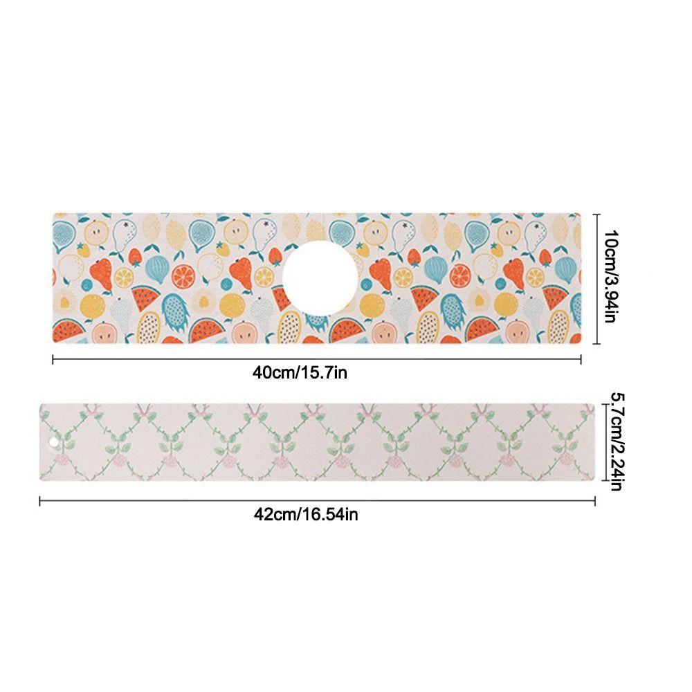 Reusable Sink Absorbent Sticker Washable Splash Guard Countertop Protector Cuttable DIY Sink Sealing Strip