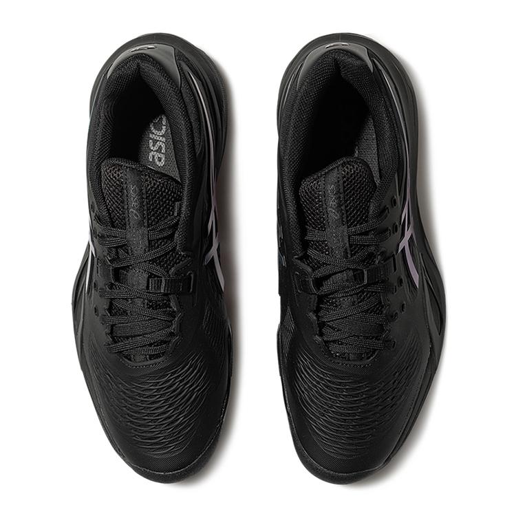 ASICS GEL RESOLUTION X Slip Resistant Tennis Shoes Women's Black Sneakers 1042A303-960