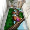 Cartoon D-Doras The Explorer Theme Room Mats Retro Multiple Choice Living Room Kitchen Rug Non-Slip Welcome Rug