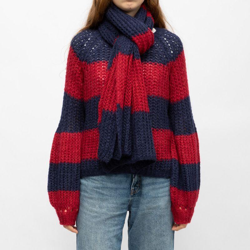 

Blue/red sweater m7501c001 Woman PLEASE Taille unique темно-синий