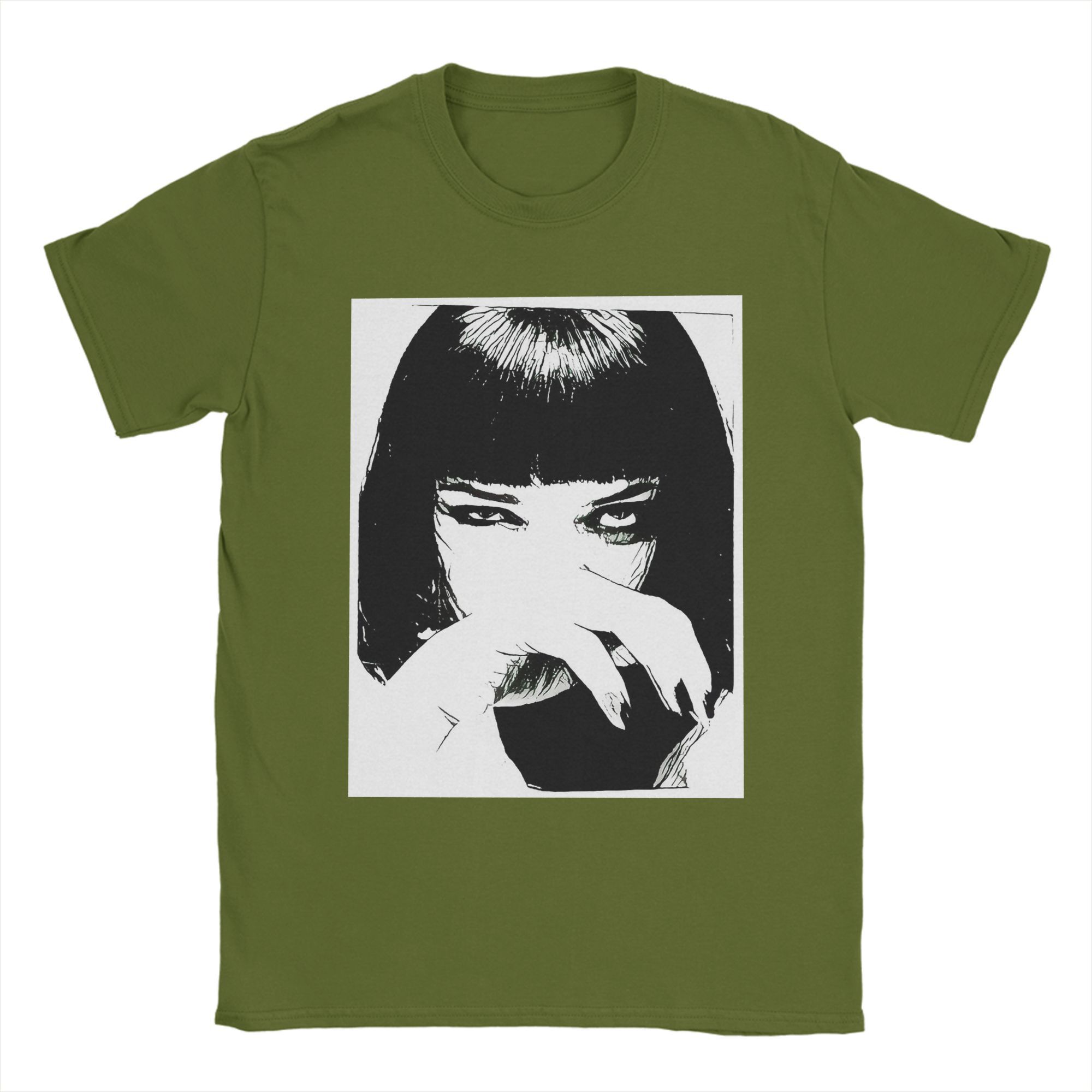 

Чоловіча футболка Pulp Fiction I Said Goddamn 100% Бавовна Одяг Смішна З коротким рукавом Круглий комір Класична футболка L