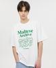 WAIKEI Maltese Archive Line Graphic Short Sleeve T-Shirt White