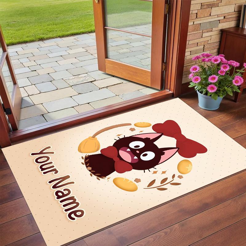 Crystal Velvet Rug Custom Name Text, Soft Non Slip Floor Mat Home DecorKiki's Delivery Service Jiji