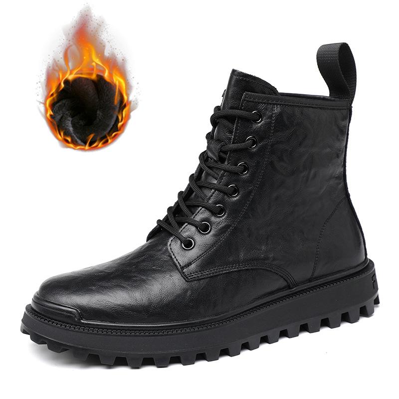 

Модные мужские роскошные модные осенне-зимние ботинки оригинальные кожаные туфли дизайнерские ковбойские ботинки на платформе рабочие ботинки на щиколотку мужские 9.5