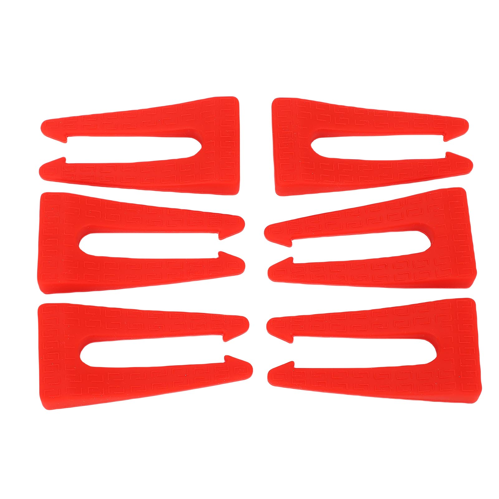 

6 шт. замки безопасности для ручек плиты силиконовые универсальные замки для ручек духовки для домашней кухни красные