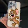 Cartoon T-Tom And J-Jerry Cute Phone Case For Samsung Galaxy A56 A36 A26 A55 A35 A16 A54 A34 A25 A24 A15 A14 A73 A53 A33 4G 5G