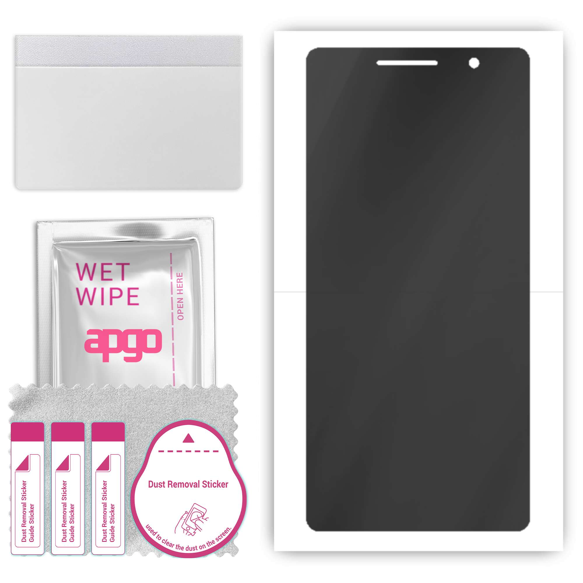 

apgo Hydrogel Privacy Matte Screen Protector for Nokia 7 plus, Anti Spy, Hydrogel Film, Flexible, Soft TPU with positioning layer easy installation